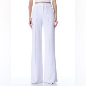 Alice + Olivia White Dylan Pant